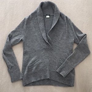 Grey J Crew sweater